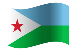Republic of the Djibouti flag