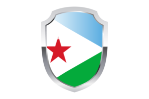 Djibouti Shield Logo flag