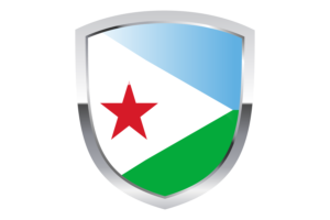 National Flag of Djibouti Clipart flag