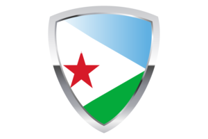 Djibouti Shield Flag flag