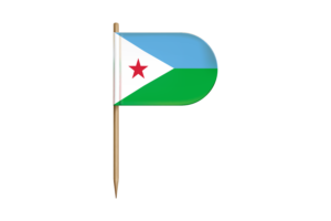 Djibouti Flag for Desk, Table flag