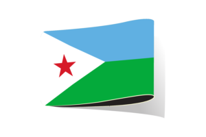 Djibouti Flag Illustration Clipart flag