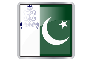 Icona Quadrata di Bandiera di Standard Navale flag