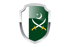 Logo del escudo del Pak-Army flag