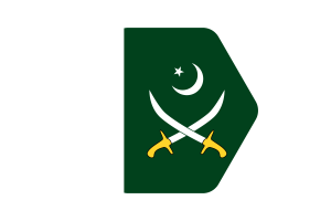 Ilustración vectorial de la bandera del Pak-Army flag