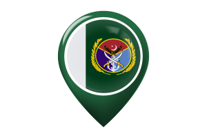 Chairman Joint Chiefs of Staff Committee Flag Map Pin Icon flag