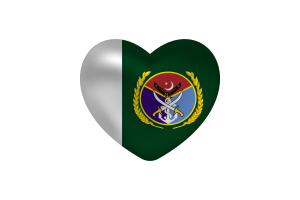 Love of Chairman Joint Chiefs of Staff Committee Heart Shape flag