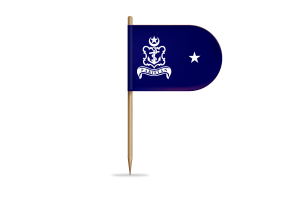 Commodore Flag for Desk, Table flag