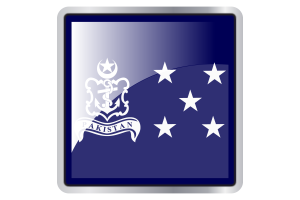 Navy Admiral of the Fleet Flag Square icon flag