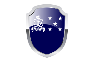 Navy Admiral of the Fleet Shield Logo flag