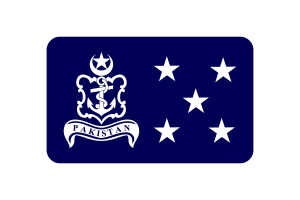 Navy Admiral of the Fleet Flag rounded Rectangle Vector Illustration flag