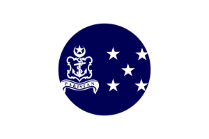 Navy Admiral of the Fleet Flag Circle Vector Free flag