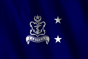 Bandiera nazionale dell'ammiraglio di retro della marina flag