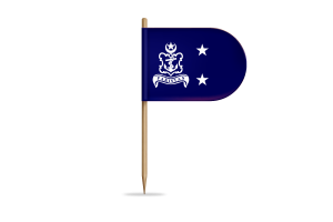 Bandiera dell'Ammiraglio di Vascello per Scrivania, Tavolo flag