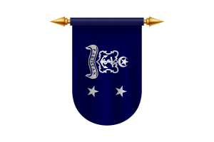 Immagini Vettoriali Emblema della Bandiera dell'Ammiraglio di Vascello flag