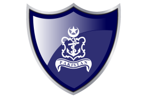 Shield with Flag of Senior Officer Afloat flag