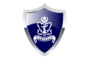 Senior Officer Afloat Flag with Medieval Heater Shield flag