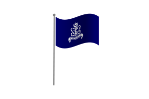 Waving Flag of Senior Officer Afloat flag