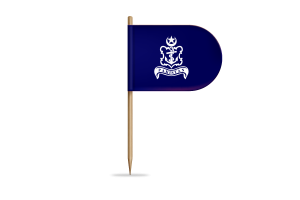 Senior Officer Afloat Flag for Desk, Table flag
