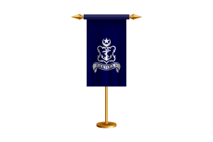 Senior Officer Afloat Flag Vector Free flag