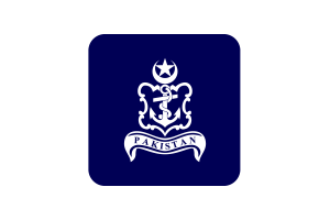 Senior Officer Afloat Flag Square Rounded Shape flag