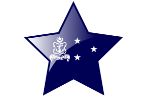 Vice-Admiral Flag Star Icon flag