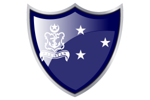 Shield with Flag of Vice-Admiral flag