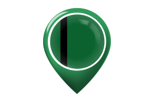 Delhi Sultanate Flag Map Pin Icon flag