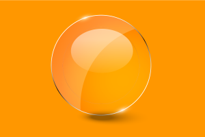 Maratha Empire Flag Glossy Round Button flag