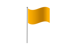Waving Flag of Maratha Empire flag
