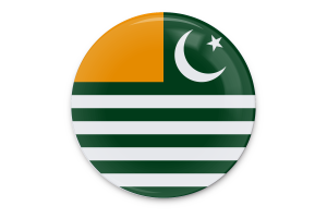 Azad Kashmir Flag Vector Art flag