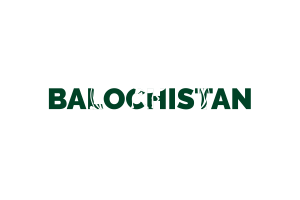 Balochistan Text Art flag