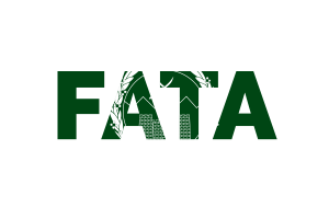 FATA Text Art flag