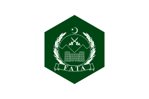 FATA Flag Hexagon Shape flag