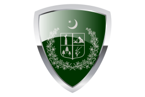 Gilgit Baltistan Shield Flag flag