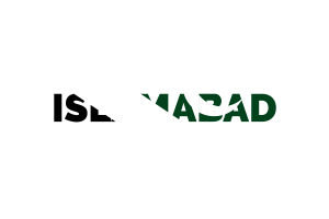 Islamabad Text Art flag