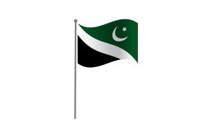 Waving Flag of Islamabad flag