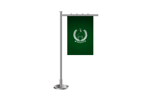 Khyber Pakhtunkhwa Standing Flag flag