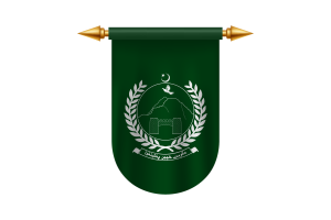Khyber Pakhtunkhwa Flag Emblem Vector Images flag