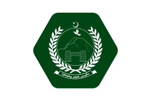 Khyber Pakhtunkhwa Flag Vector Illustration flag