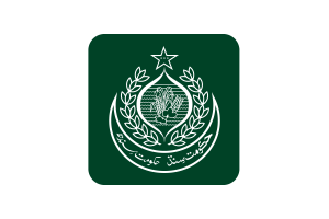 Sindh Flag Square Rounded Shape flag