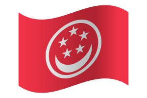Civil Ensign of Singapore Flag flag