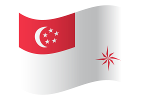 Naval Ensign of Singapore (legal ratio) Flag flag