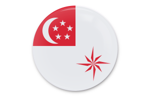 Naval Ensign of Singapore (legal ratio) Flag Vector Art flag