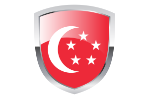 President of Singapore Clipart flag