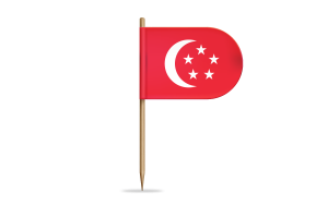 President of Singapore Flag for Desk, Table flag