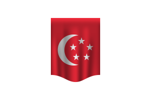 President of Singapore Flag Banner flag