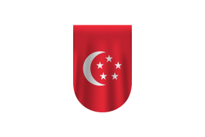 President of Singapore Flag Vector Free Dowanlod (SVG, PNG) flag