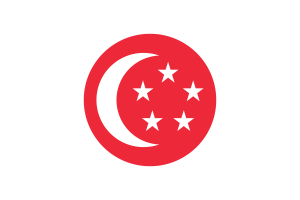 President of Singapore Flag Circle Vector Free flag