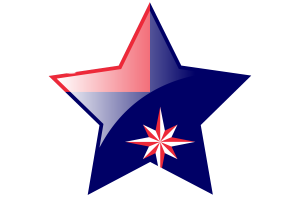 State Marine Ensign of Singapore Shield Logo flag